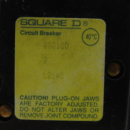 Square D QO3100 100A 3 Pole Circuit Breaker