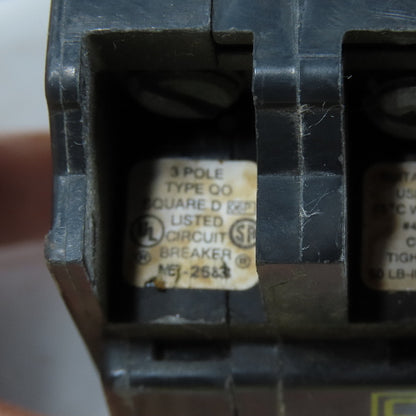 Square D QO3100 100A 3 Pole Circuit Breaker