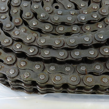 EK08B-2 1/2" Pitch Double Strand Riveted Roller Chain 10'