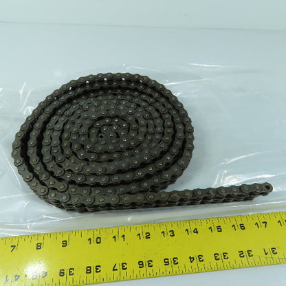 EK08B-2 1/2" Pitch Double Strand Riveted Roller Chain 10'