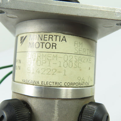 Yaskawa UGRMEM-02SA2XE Minertia Servo Motor RM Series
