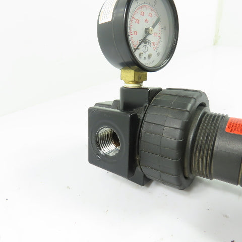 Parker 07R318AC Pneumatic Pressure Regulator 250 PSI Max 1/2" NPT