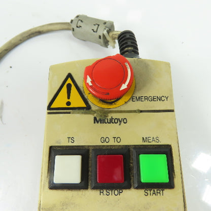 Mitutoyo JS-BOXUC Handheld CMM Joystick Remote Box Controller E-Stop