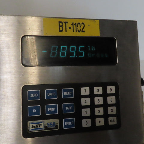 GSE Scale Systems Model 550 Digital Weight Indicator Scale Readout 115V 50/60Hz