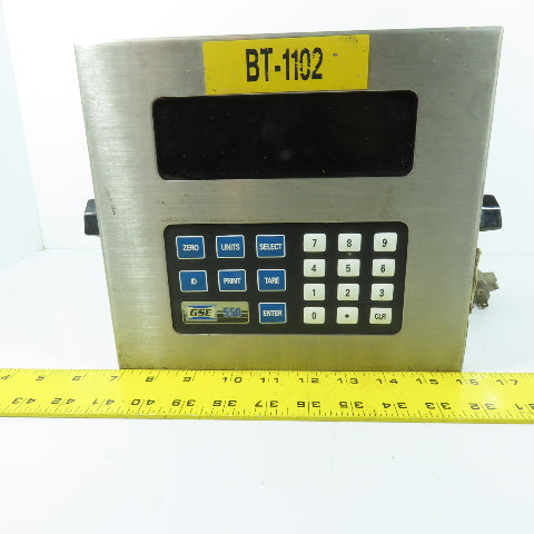 GSE Scale Systems Model 550 Digital Weight Indicator Scale Readout 115V 50/60Hz