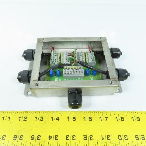 81330 ICS-30 Stainless Steel 4-Channel Load Cell Summing Junction Box