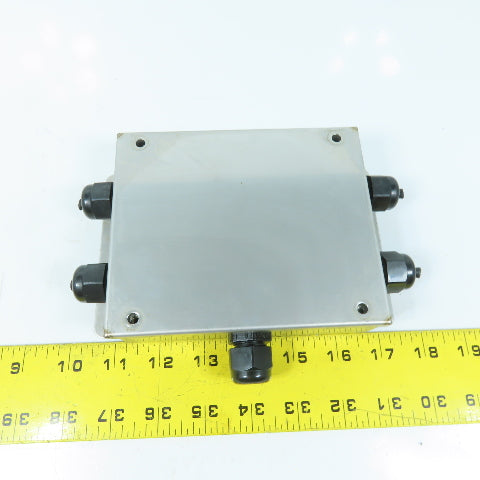 81330 ICS-30 Stainless Steel 4-Channel Load Cell Summing Junction Box