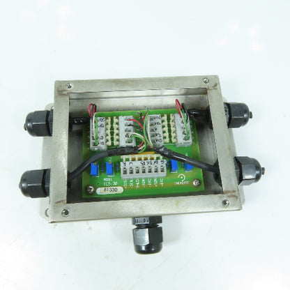 81330 ICS-30 Stainless Steel 4-Channel Load Cell Summing Junction Box