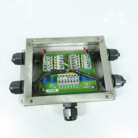 81330 ICS-30 Stainless Steel 4-Channel Load Cell Summing Junction Box