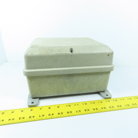 Carlon CJ1085 10" x 8" x 6" Hinged Non-Metallic NEMA 4X Electrical Enclosure