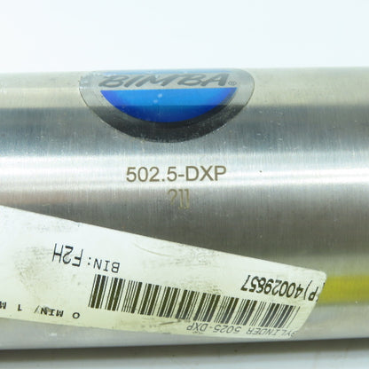 Bimba 502.5-DXP Double Acting Pneumatic Air Cylinder