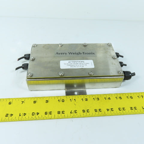 Avery Weigh-Tronix 50063-0066 M Stainless Steel Load Cell Summing Junction Box