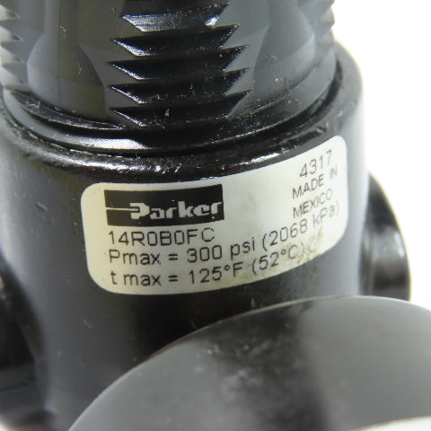 Parker 14R0B0FC Pneumatic Air Pressure Regulator 300PSI 1/8" NPT
