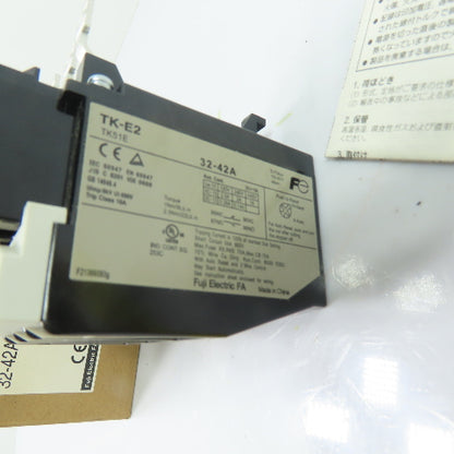 Fuji TK51EW-I TK-E2 Thermal Overload Relay 32-42A 3-Pole