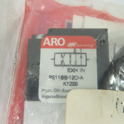 ARO Ingersoll Rand P211SS-120-A Pneumatic Air Solenoid Valve 120V NEW