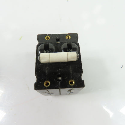 Carlingswitch 3XC67 BA2-B0-34-615-111-D 2 Pole Circuit Breaker 15A 250V NEW