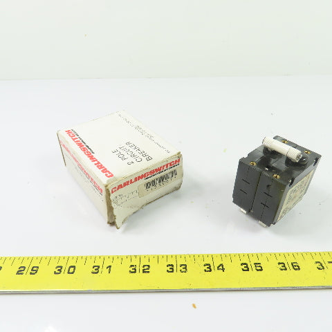 Carlingswitch 3XC67 BA2-B0-34-615-111-D 2 Pole Circuit Breaker 15A 250V NEW