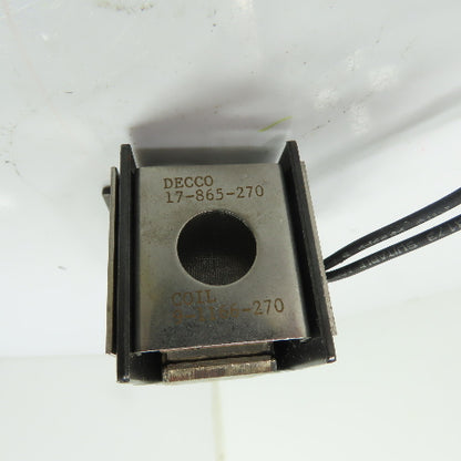 Decco 17-865-270 9-1166M-270 Solenoid Coil 110V 50/60Hz