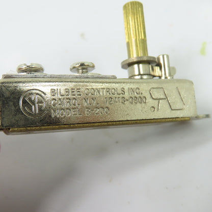 Bilbee Controls Inc. B-200 Adjustable Thermostat Switch