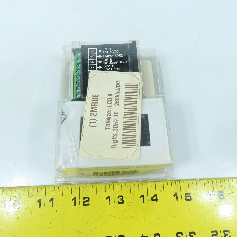 Eaton 3-2300-002A E5-024-C0408 8-Digit LCD Totalizer Counter 24x48mm