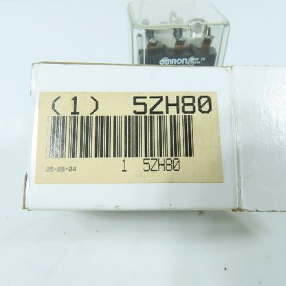 Omron 5ZH80 MJN3C-AC120 General Purpose Relay 120VAC Coil 11-Pin Spade Terminals