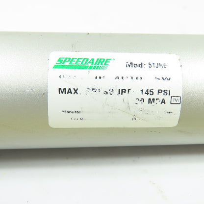 Speedaire 5TJH6 Double Acting Pneumatic Air Cylinder 145 PSI 18" Stroke