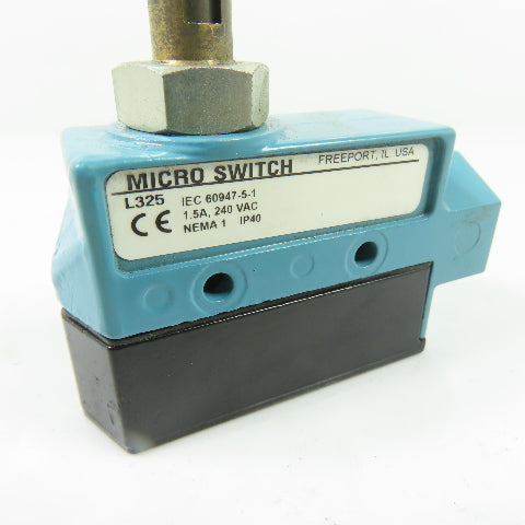 Honeywell BZE6-2RQ81 Micro Switch Limit Switch Roller Plunger 240VAC NEW