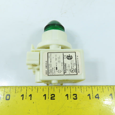 Schneider Electric 9001SKP32LGG9 Pilot Light 12-14Vac/dc Green LED