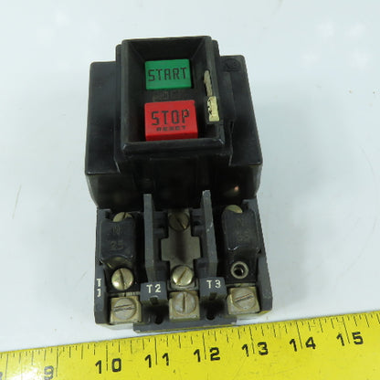 Allen-Bradley 609-BOW Manual Motor Starter Switch Size 1 Bulletin 609 Series E