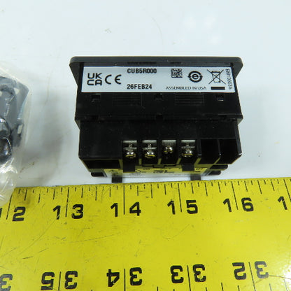 Red Lion CUB5R000 Electronic 8-Digit Dual Rate Indicator