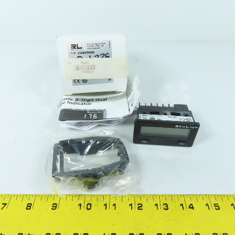 Red Lion CUB5R000 Electronic 8-Digit Dual Rate Indicator