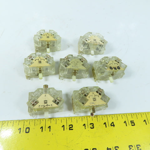 Square D 9001 KA-2 Class 9001 Control Block Elements 600V Lot of 7