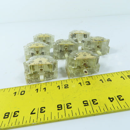 Square D 9001 KA-2 Class 9001 Control Block Elements 600V Lot of 7