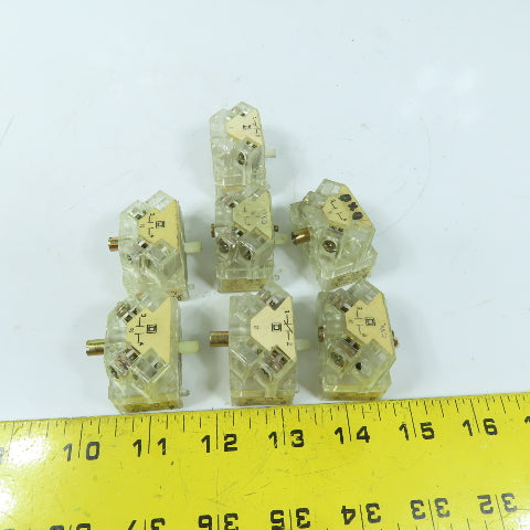 Square D 9001 KA-2 Class 9001 Control Block Elements 600V Lot of 7