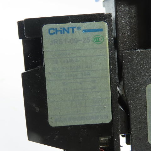 CHNT CJX2-0910 AC Contactor W/ JRS1-09-25 Overload Relay 220V Coil