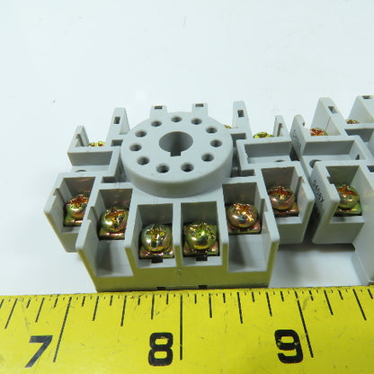 Dayton 6X156M 11-Pin Relay Sockets 300V 15A 600V 5A Lot of 3