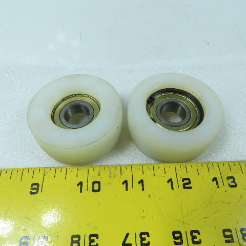 Eagle FG-01A-21 Stretch Wrapper Idler Wheels with Bearings Lot of 2