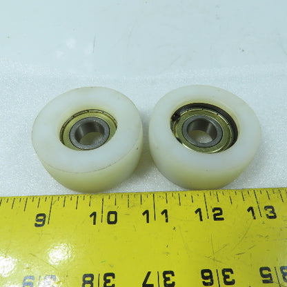 Eagle FG-01A-21 Stretch Wrapper Idler Wheels with Bearings Lot of 2