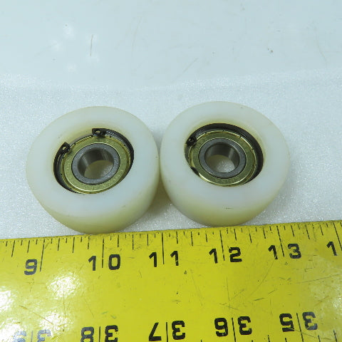 Eagle FG-01A-21 Stretch Wrapper Idler Wheels with Bearings Lot of 2