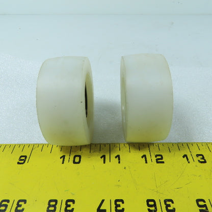 Eagle FG-01A-21 Stretch Wrapper Idler Wheels with Bearings Lot of 2