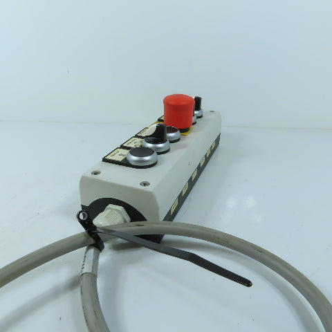 Klockner Moeller 5-Button Selector Switch Push Button Control Pendant Station