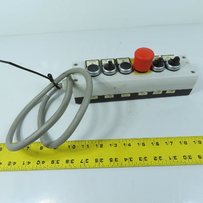 Klockner Moeller 5-Button Selector Switch Push Button Control Pendant Station