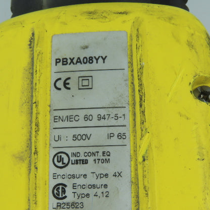 R&M Materials Handling PBXA08YY 8-Button Pendant Control Station Box Labeled