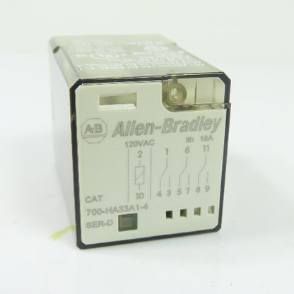 Allen-Bradley 700-HA33A1-4 120VAC 10A General Purpose Relay 11-Pin NEW