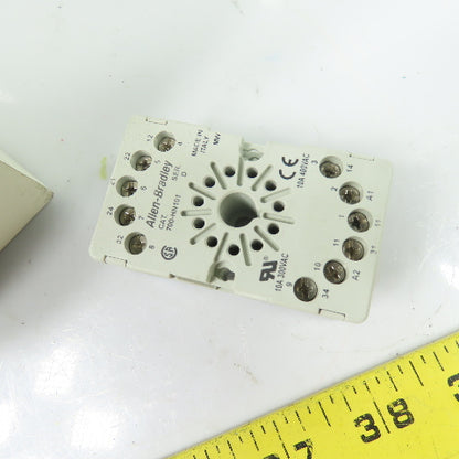 Allen-Bradley 700-HN101 11-Pin Relay Socket 10A 3000VAC 400VAC Series D Lot of 8