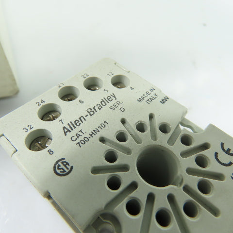 Allen-Bradley 700-HN101 11-Pin Relay Socket 10A 3000VAC 400VAC Series D Lot of 8