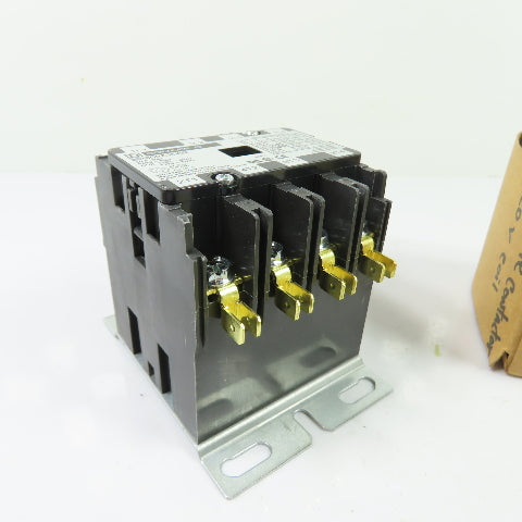 Square D 8910DPA34V02 Definite Purpose Contactor 4 Pole 30FLA 40A RES 120V Coil