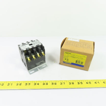 Square D 8910DPA34V02 Definite Purpose Contactor 4 Pole 30FLA 40A RES 120V Coil
