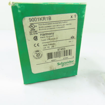 Schneider Electric 9001KR1B 30mm Momentary Pushbutton Operator NEW