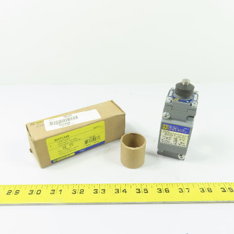Square D 9007C54E Heavy Duty Limit Switch Plunger Type A600 Q600 NEMA 6P NEW